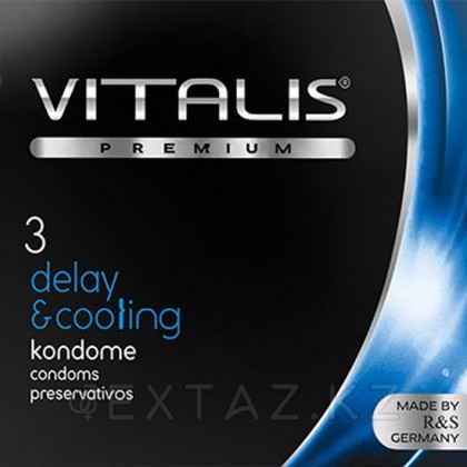 VITALIS №3 Delay&cooling Презервативы с охлаждающим эффектом от sex shop Extaz фото 2