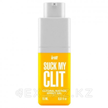 Гель-стимулятор Suck my clit INTT с эффектами всасывания, вибрации и охлаждения 15 мл (манго) от sex shop Extaz