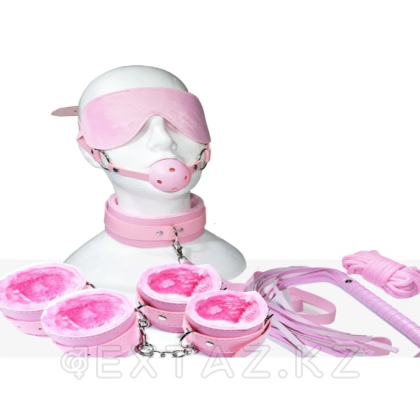 БДСМ набор 10 предметов, розовый от sex shop Extaz фото 6