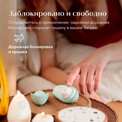 Бесконтактный клиторальный стимулятор Womanizer Liberty 2, серо-зеленый от sex shop Extaz фото 12
