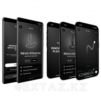 Вибромассажер простаты Nexus Revo Stealth App с вращающейся головкой от sex shop Extaz фото 6