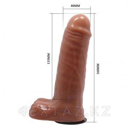 Страпон с вибрацией и пультом управления Passionate harness (16*4) от sex shop Extaz фото 10