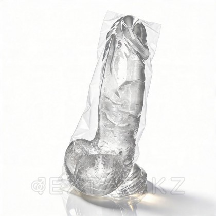 Фаллоимитатор на присоске My Extaz, прозрачный, 15x3,5 см от sex shop Extaz фото 2