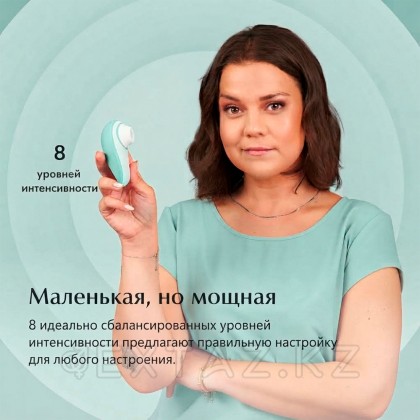 Бесконтактный клиторальный стимулятор Womanizer Liberty 2, серо-зеленый от sex shop Extaz фото 11
