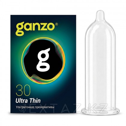 Презервативы ультратонкие Ganzo Ultra Thin Black Edition 30 шт. от sex shop Extaz