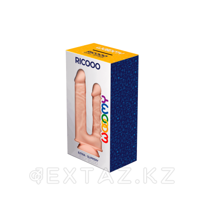 Фаллоимитатор для двойного проникновения Ricooo от WOOOMY (19,5 * 4,5 см.; 17,5 * 3,7 см.) от sex shop Extaz фото 2
