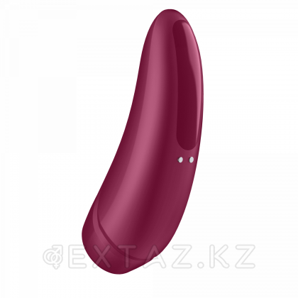 Вакуумный клиторальный стимулятор Satisfyer Curvy 1+ (темно-красный) от sex shop Extaz фото 8