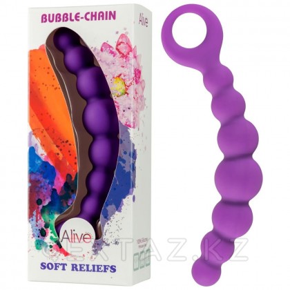 Анальная цепочка Bubble фиолетовая от Alive - extaz.kz фото 4 Анальная цепочка Bubble фиолетовая от Alive от sex shop Extaz фото 4