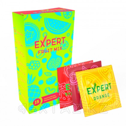 Презервативы EXPERT Fruit Mix, фруктовые ароматизированные, 15 шт от sex shop Extaz фото 3