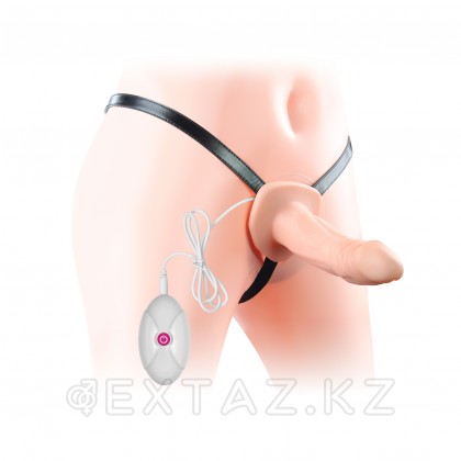 Полый страпон с вибрацией (Unisex) от sex shop Extaz фото 2