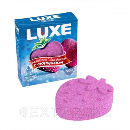 Бомбочка для ванны с сюрпризом LUXE (клубничка), 120 г. от sex shop Extaz фото 2