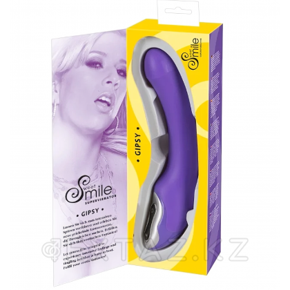 SMILE Вибратор Gipsy фиолетовый (3 виброэлемента) от sex shop Extaz фото 2
