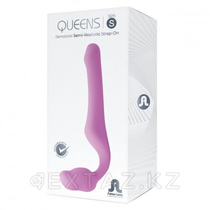 Безремневой страпон Queens от Adrien Lastic, S, розовый от sex shop Extaz фото 2