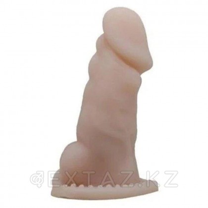 Насадка на пенис от Baile с вибрацией, светлый телесный (13,3×3,5 см) от sex shop Extaz фото 2