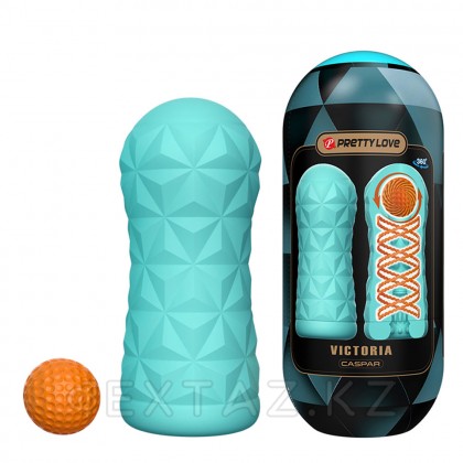 Компактный мастурбатор с внутренним стимулятором Victoria caspar от sex shop Extaz