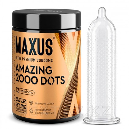 Презервативы MAXUS Amazing, точечные, 12 шт от sex shop Extaz