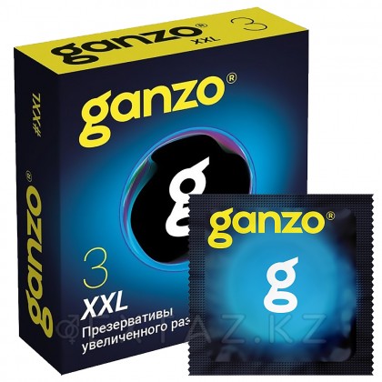 Презервативы увеличенного размера Ganzo XXL, Black Edition 3 шт. от sex shop Extaz фото 3