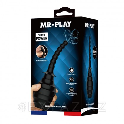 Анальный душ MR PLAY с ребристой поверхностью от sex shop Extaz фото 5