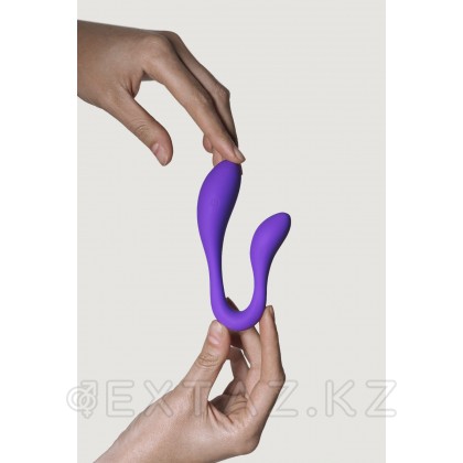Двойной вибратор с пультом ДУ Couple Secrets II фиолетовый от Adrien Lastic от sex shop Extaz фото 7