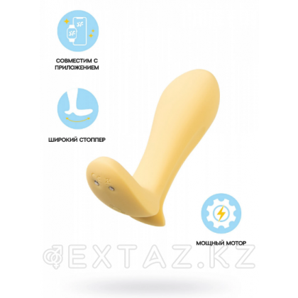 Анальный виброплаг Satisfyer Intensity Plug желтый (Connect App) от sex shop Extaz фото 16