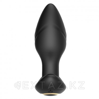 Анальный вибростимулятор с функцией вращения и пультом ДУ от sex shop Extaz фото 8