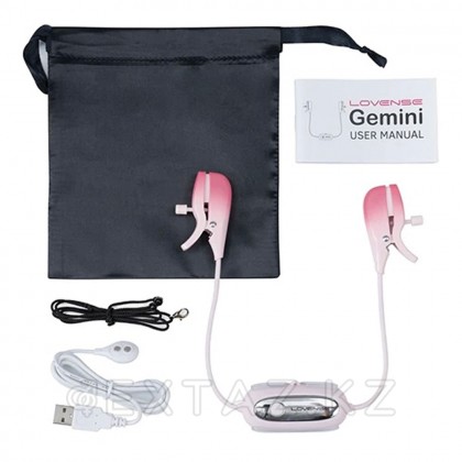 Вибрирующие зажимы для сосков Gemini LOVENSE (управление через приложение) от sex shop Extaz фото 9