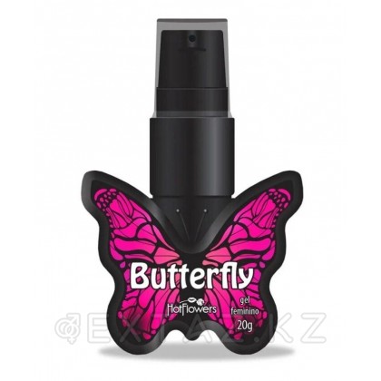 Возбуждающий клиторальный гель BUTTERFLY со вкусом вишни (20 мл.) от sex shop Extaz