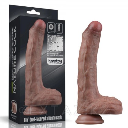 Фаллоимитатор Lovetoy Nature Cock (22×4,2 см) с двойной плотностью от sex shop Extaz
