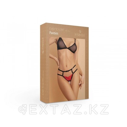 Красные трусики с доступом и лентами (Easy to love) (р) от sex shop Extaz фото 4