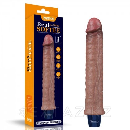 Реалистичный вибратор REAL SOFTEE (24,5*4 см.) от sex shop Extaz