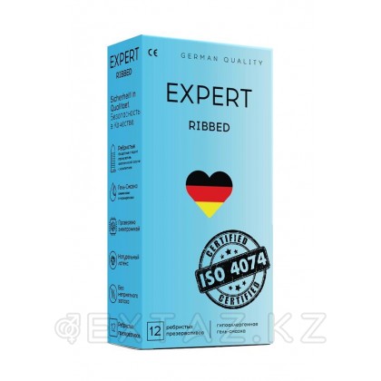 Презервативы EXPERT RIBBED № 12 (ребристые), 12 шт. от sex shop Extaz