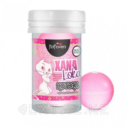 Лубрикант HOT BALL XANA LOKA на силиконовой основе с эффектом вибрации от sex shop Extaz