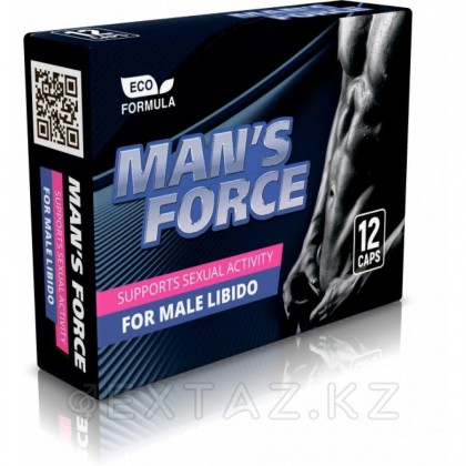 Концентрат пищевой MAN'S FORCE для мужчин, на основе растительного сырья, 12 капсул от sex shop Extaz