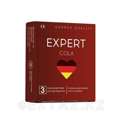 Презервативы EXPERT COLA № 3 (с ароматом колы), 3 шт. от sex shop Extaz