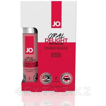 Стимулирующий гель для оральных ласк с десенсибилизацией Oral Delight Strawberry Sensation - 30 мл от sex shop Extaz фото 4