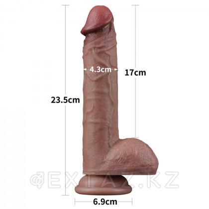 Фаллоимитатор реалистичный двухслойный Nature cock (23,5*4,3 см.) от sex shop Extaz фото 4
