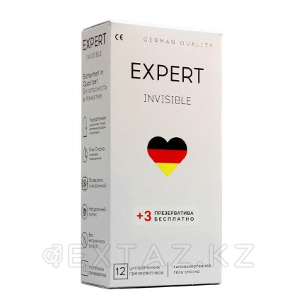 Презервативы EXPERT INVISIBLE № 12+3 (особо тонкие), 12+3 шт. от sex shop Extaz