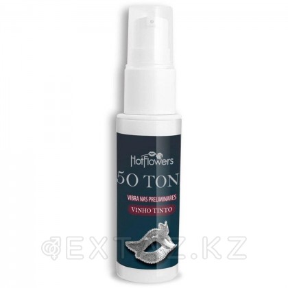 Возбуждающий гель 50 TONS для двоих с вибрационным эффектом и ароматом красного вина (15 гр.) от sex shop Extaz фото 2