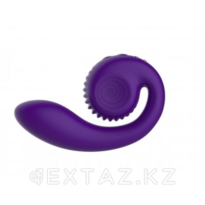 Вибратор  с двойной стимуляцией Snail Vibe Gizi, фиолетовый от sex shop Extaz фото 2