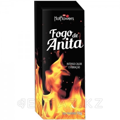 Стимулирующий гель FOGO DE ANITA для женского оргазма с согревающим и вибрирующим действием (15 гр.) от sex shop Extaz фото 3