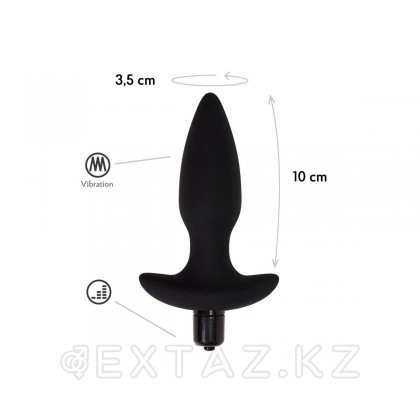 Анальная пробка с вибрацией Hati CORE, черный от sex shop Extaz фото 3