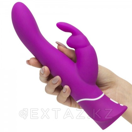 Вибратор с клиторальным стимулятором Happy Rabbit Curve Power Motion фиолетовый от sex shop Extaz фото 6