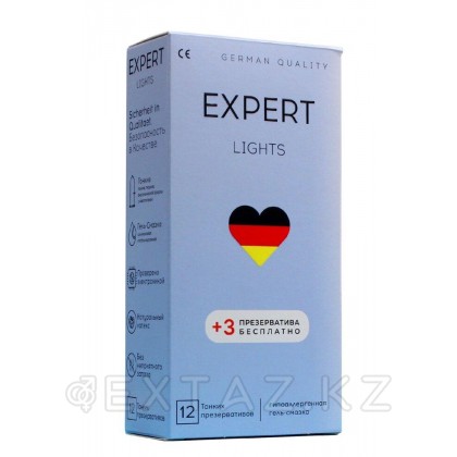 Презервативы EXPERT LIGHTS № 12+3 (ультратонкие), 12+3 шт. от sex shop Extaz