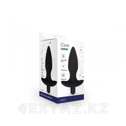 Анальная пробка с вибрацией Hati CORE, черный от sex shop Extaz фото 2