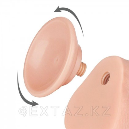 Реалистичный фаллоимитатор Lovetoy Sliding Skin (20*4см) с двойным покрытием, телесный от sex shop Extaz фото 5