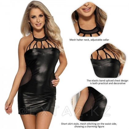 Сексуальное платье с ремешками на груди и прозрачными вставками Lady (M-L) от sex shop Extaz фото 7