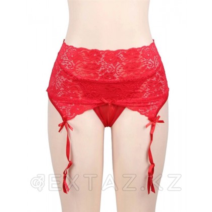 Пояс для чулок на высокой посадке Red Sexy Lace (M-L) от sex shop Extaz фото 4