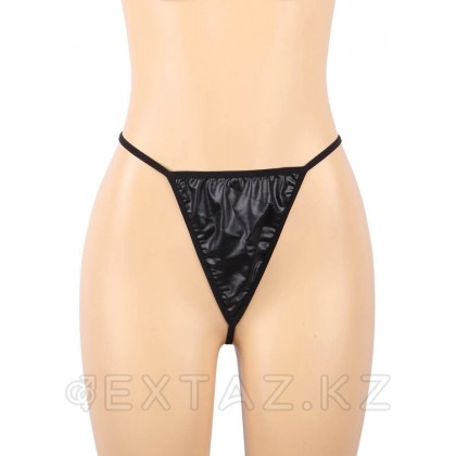 Латексное платье с кружевной спиной и рукавами Sexy lace (XL) от sex shop Extaz фото 5