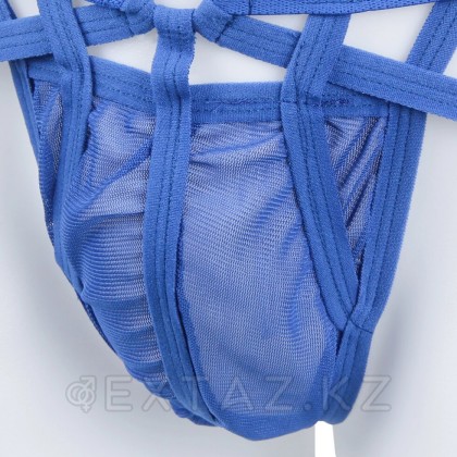 Мужские сексуальные трусики на ремешках синие (S) от sex shop Extaz фото 5