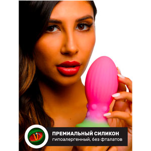 Фантазийный фаллоимтатор яйцо инопланетянина Creature cocks Xeno Egg Glow In The Dark Silicone Egg, размер L
